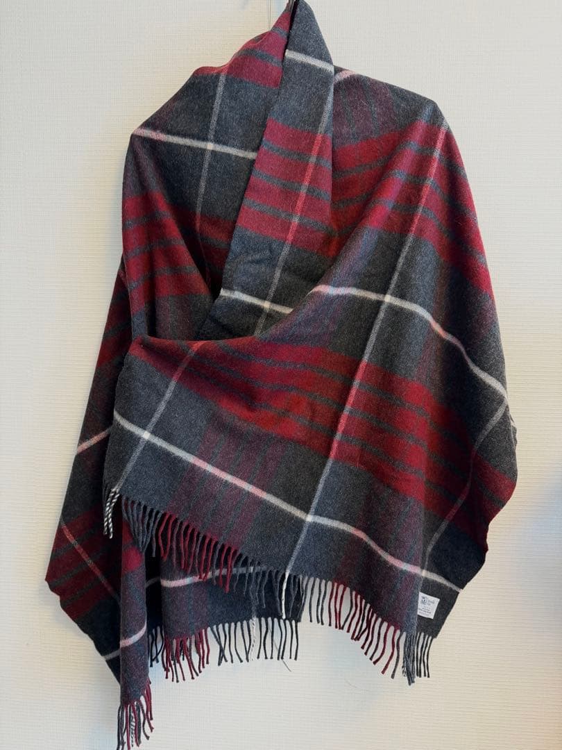 ジョンストンズ　UNITEDARROWS 別注　カシミヤ混大判ストール