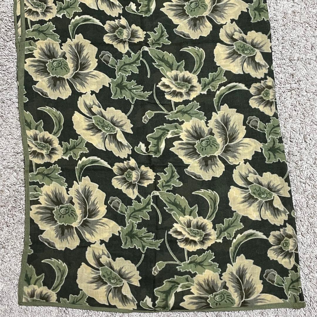 美品✤希少 KENZO ラージストール 赤 緑 2色セット 大判 ユニセックス