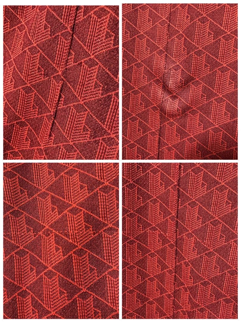 【ラコステ☆モノグラム】トラックジャケット☆セットアップ☆ジャガード☆L〜XL赤