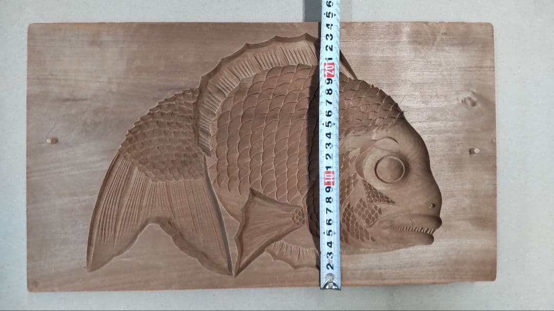 落雁木製型、大鯛