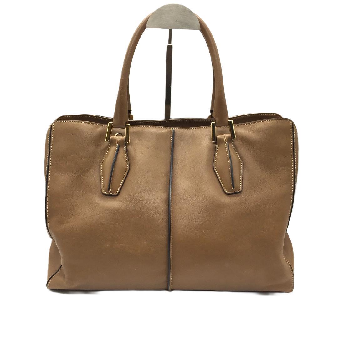 TOD'S トートバッグ ショルダー 2way A4収納可能 複数ポケット 本革