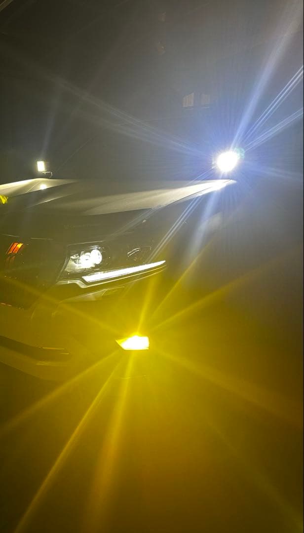 プラド150後期　AUXBEAM LEDボンネットライト ステーセット