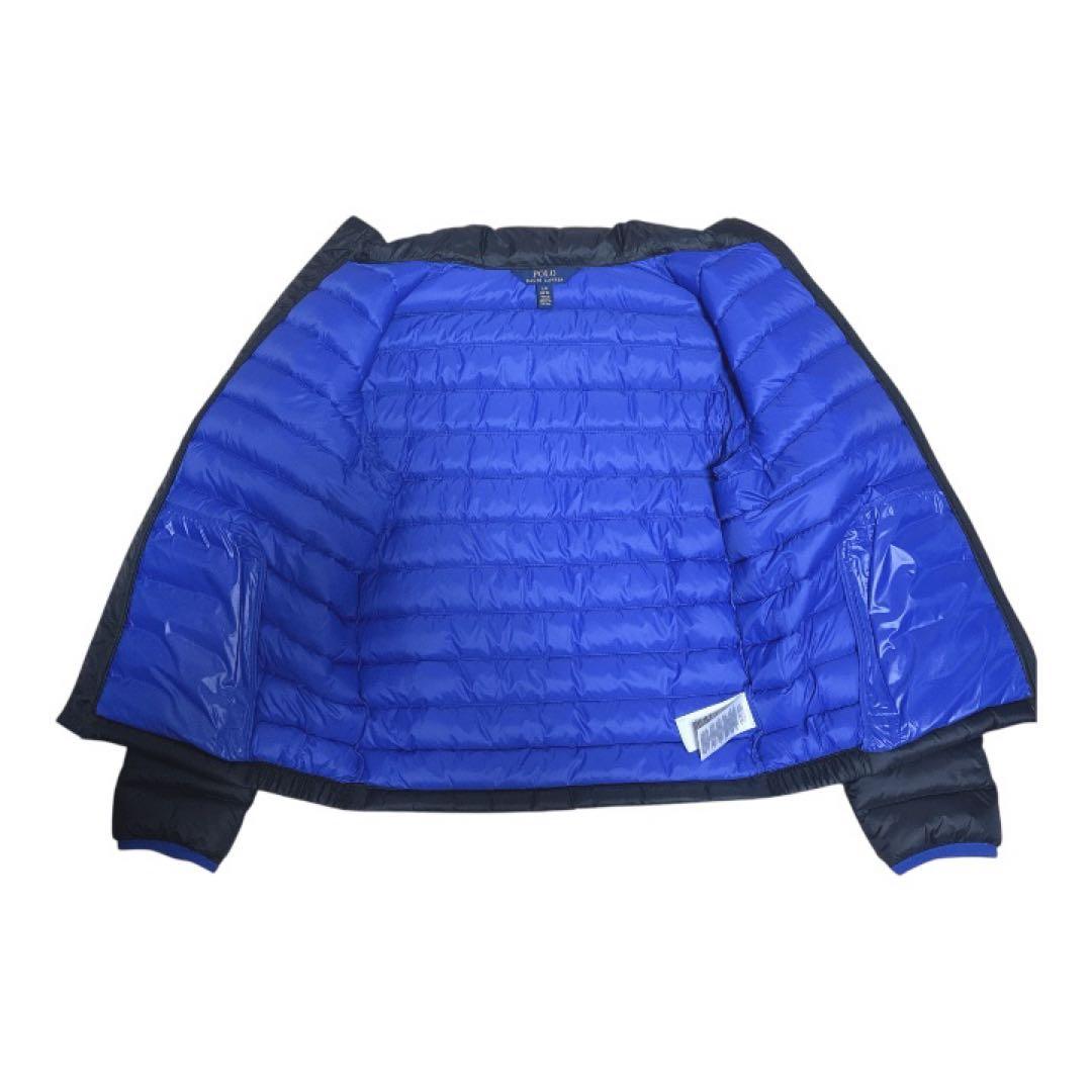 ラルフローレン　ダウンジャケット　ライトダウン　ブラック　黒　収納袋付