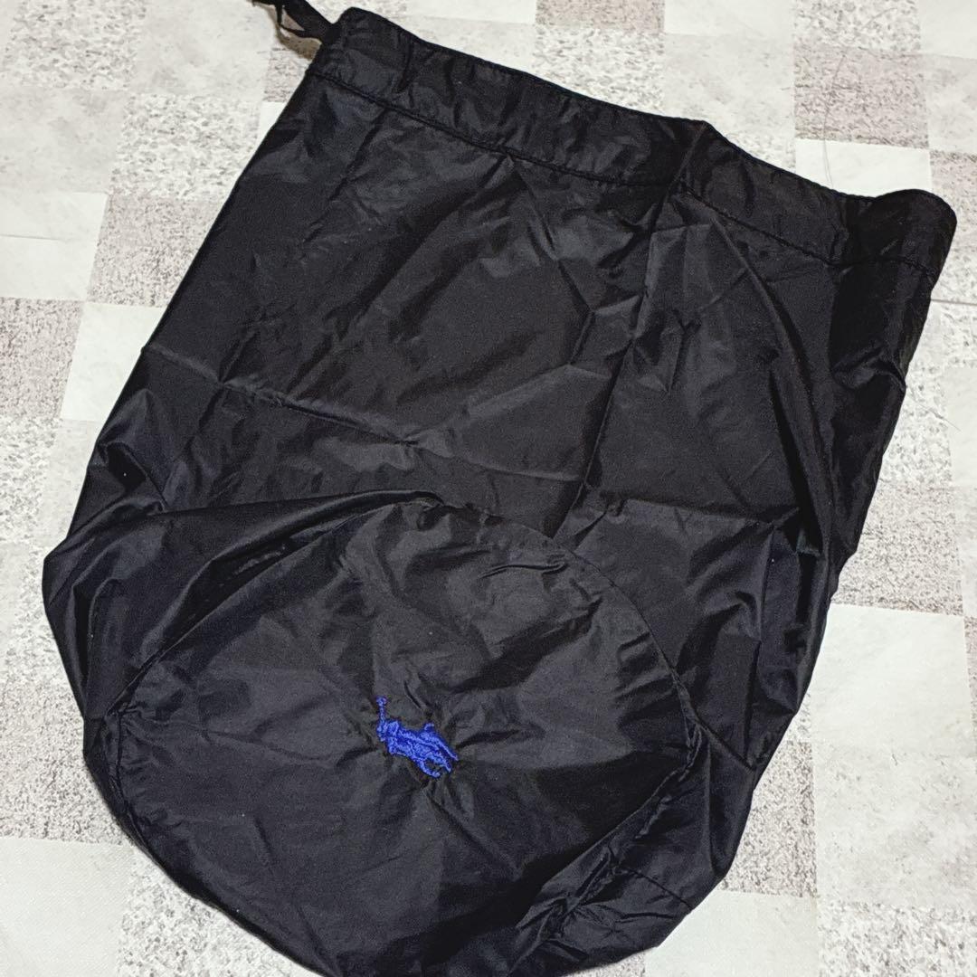 ラルフローレン　ダウンジャケット　ライトダウン　ブラック　黒　収納袋付