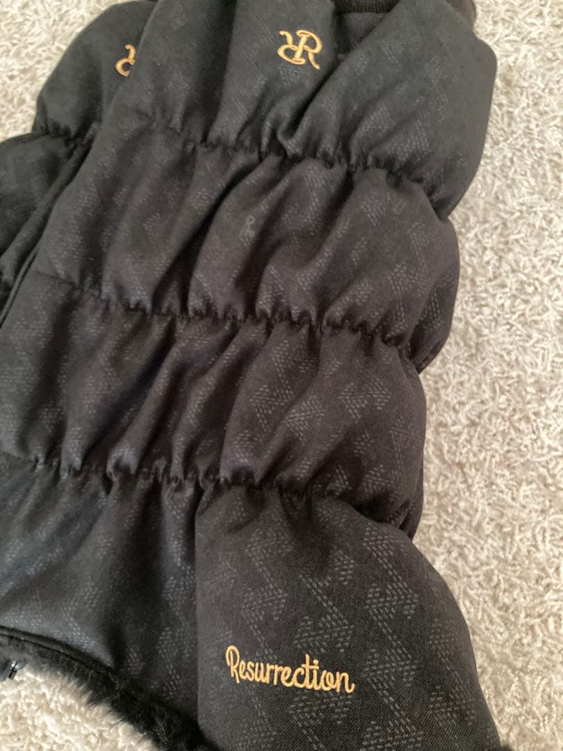 Resurrection レザレクション　レッグウォーマー　黒　ロング　ファー