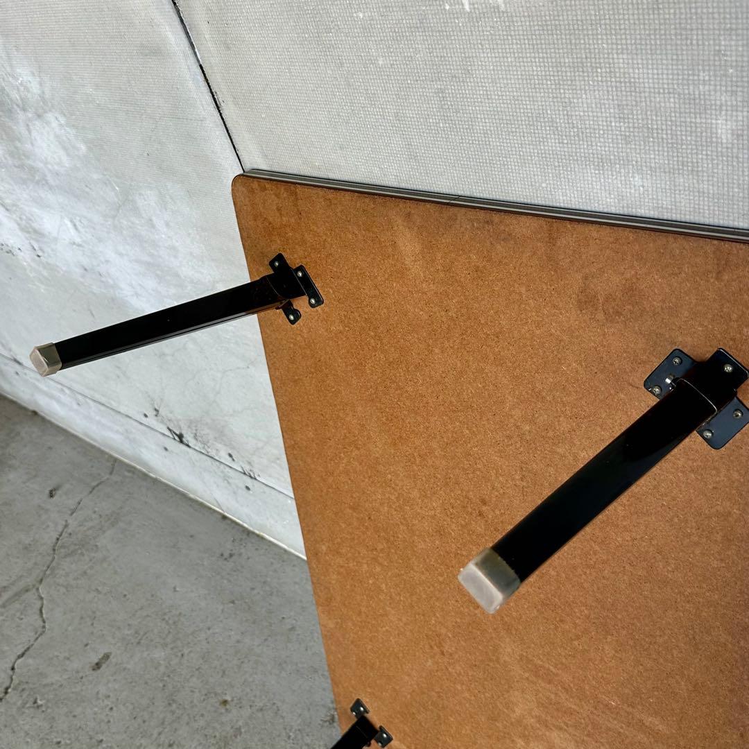 ♢♦︎70s♦︎♢ 昭和レトロ 大型 大理石調 折りたたみちゃぶ台　昭和浪漫