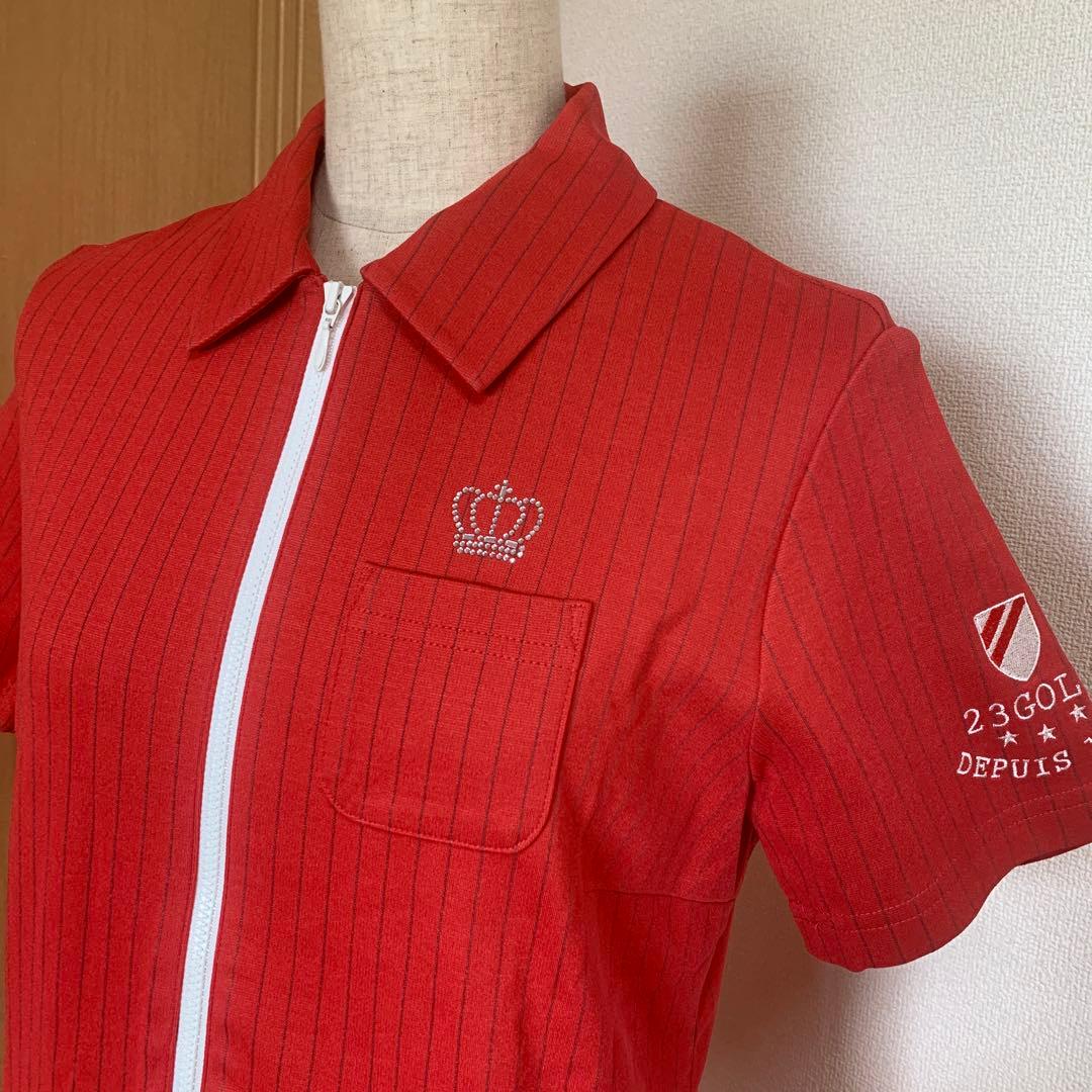 【新品未使用】23区ゴルフ　ワンピース　レッド
