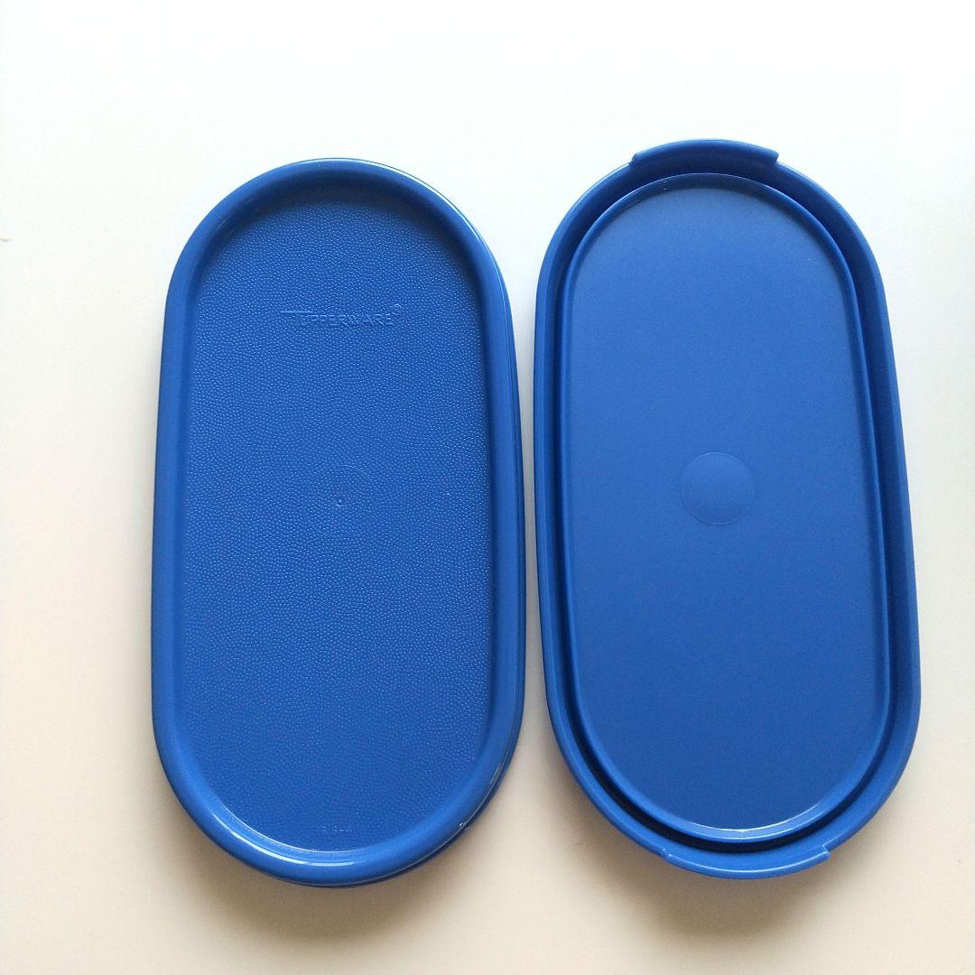 【新品 未使用】タッパーウェアMMだ円 豪華11点セット ブルー/クリア