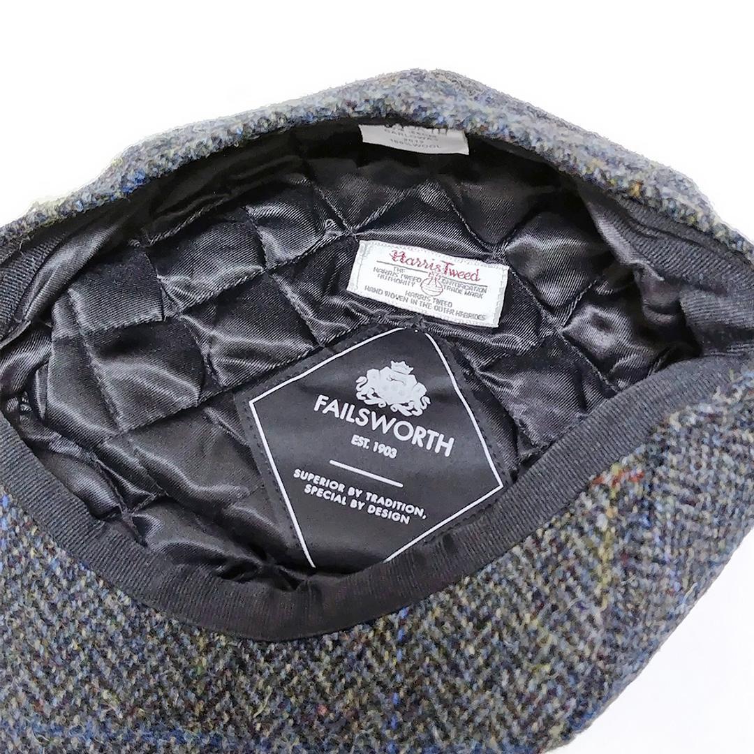 英国 Failsworth ハリスツイード キャロウェイ 手袋＆キャスケット帽子