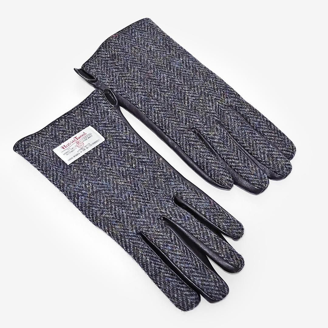 英国 Failsworth ハリスツイード キャロウェイ 手袋＆キャスケット帽子