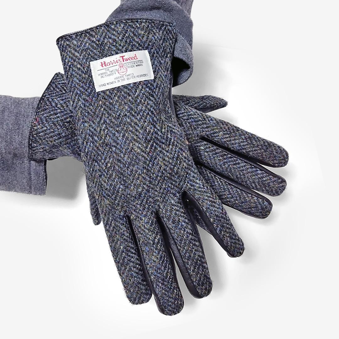 英国 Failsworth ハリスツイード キャロウェイ 手袋＆キャスケット帽子