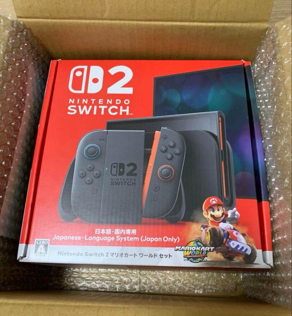 新品未使用Nintendo Switch 2 マリオカートワールドセット　本体