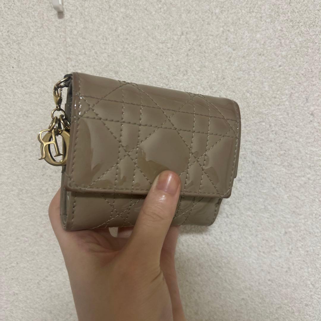 Dior Lady Dior Lotus 二つ折り財布