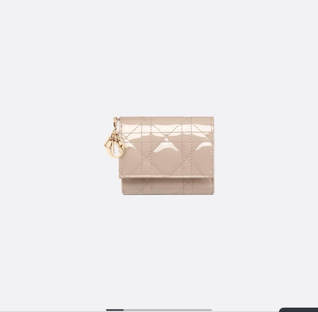 Dior Lady Dior Lotus 二つ折り財布
