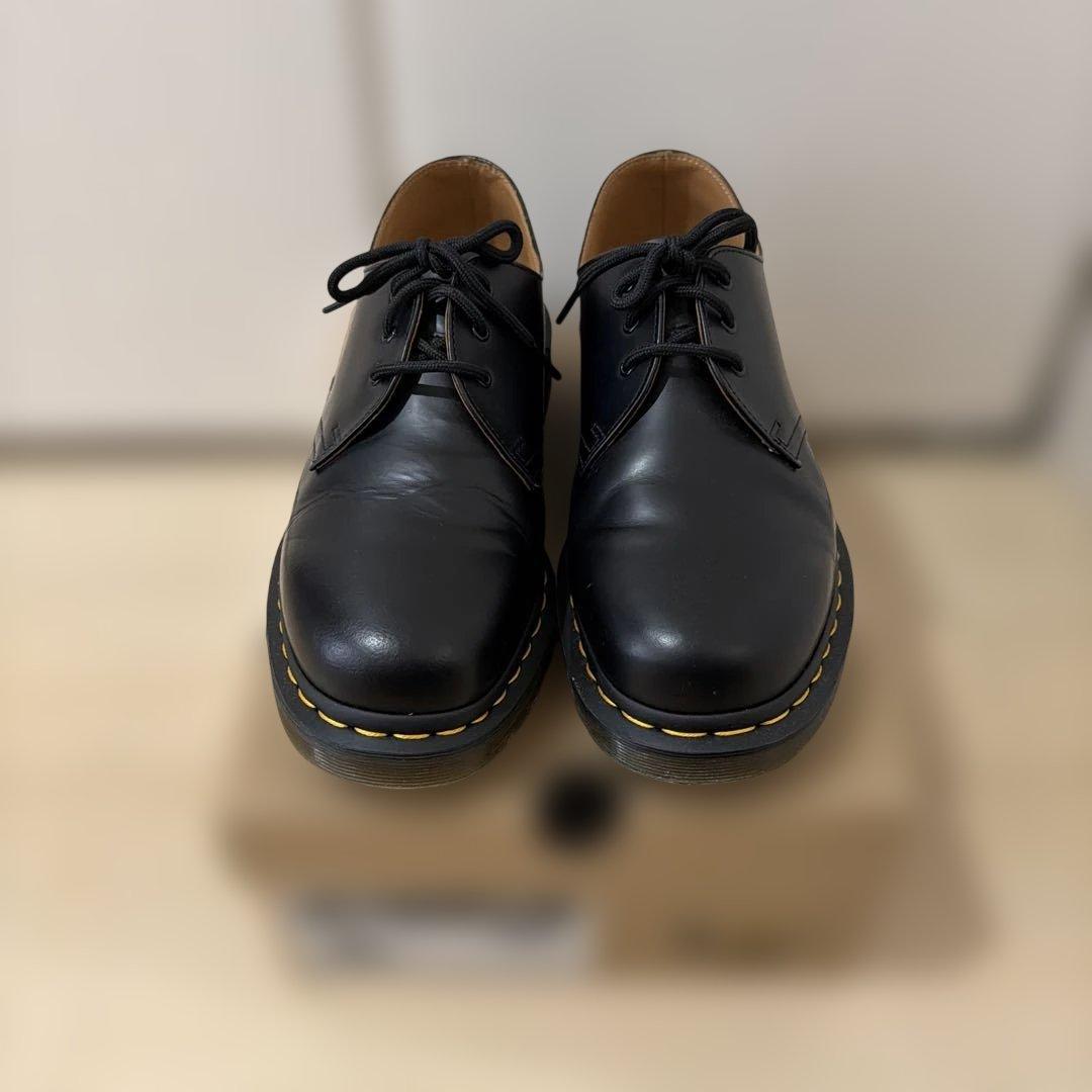 Dr. Martens ブラックレザーシューズ 10085001 29cm