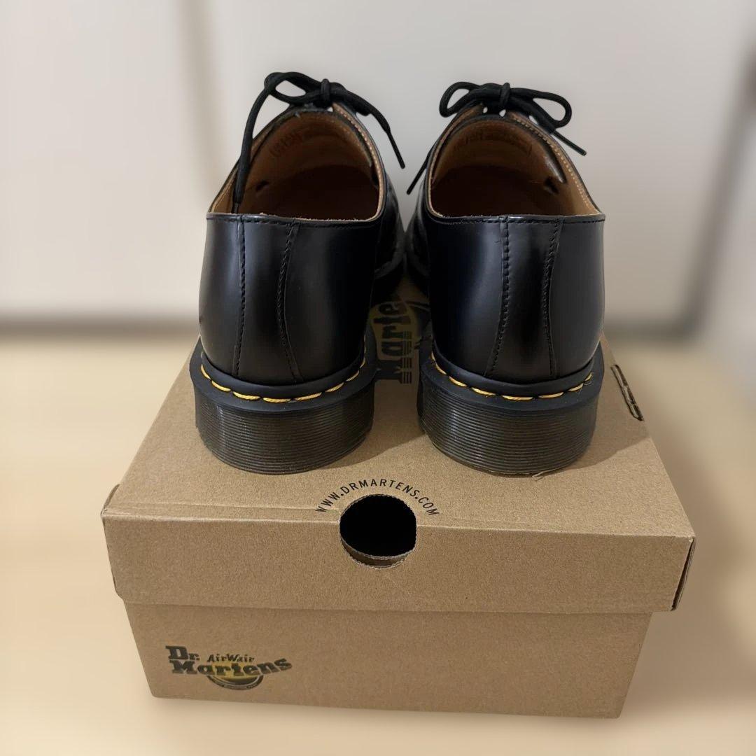 Dr. Martens ブラックレザーシューズ 10085001 29cm