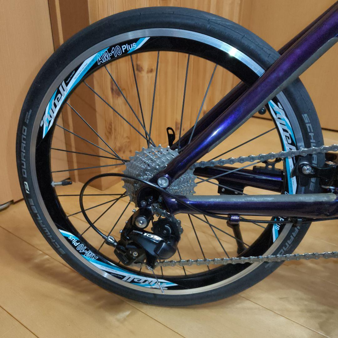 Tirell FX 折りたたみ自転車 20インチ パープル