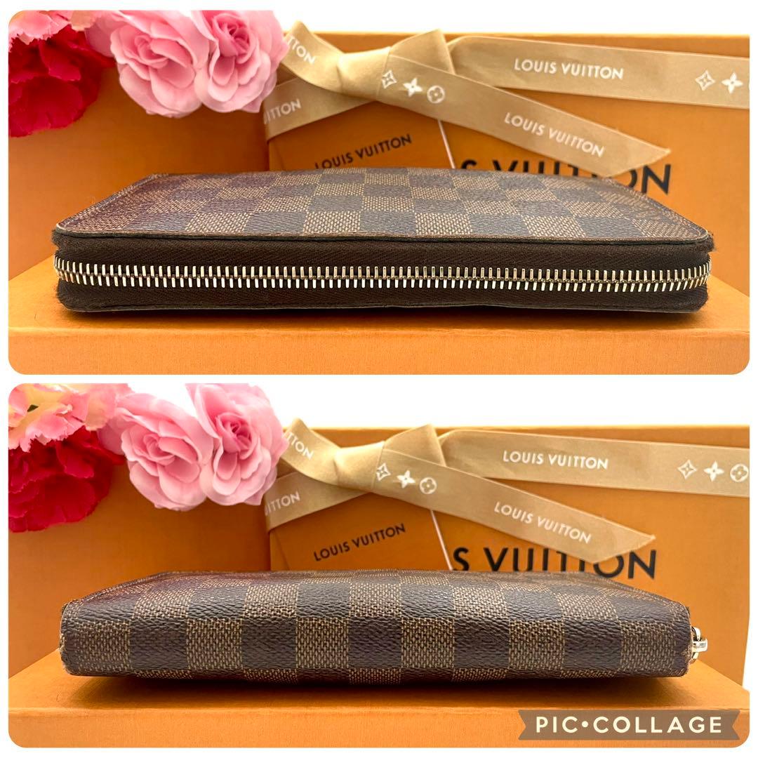 ルイヴィトン　ダミエ　ジッピーウォレット　ラウンドファスナー　長財布