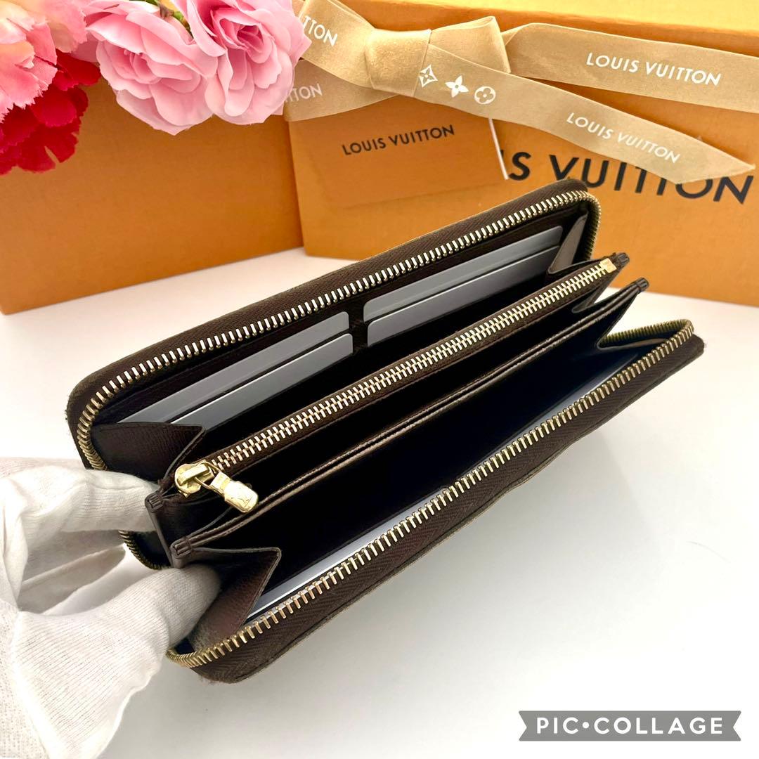 ルイヴィトン　ダミエ　ジッピーウォレット　ラウンドファスナー　長財布
