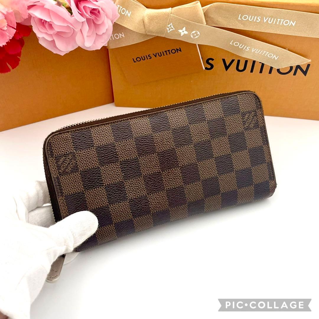 ルイヴィトン　ダミエ　ジッピーウォレット　ラウンドファスナー　長財布