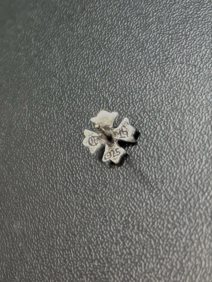 確実正規　CHROME HEARTS クロスピアス　インボイス付き
