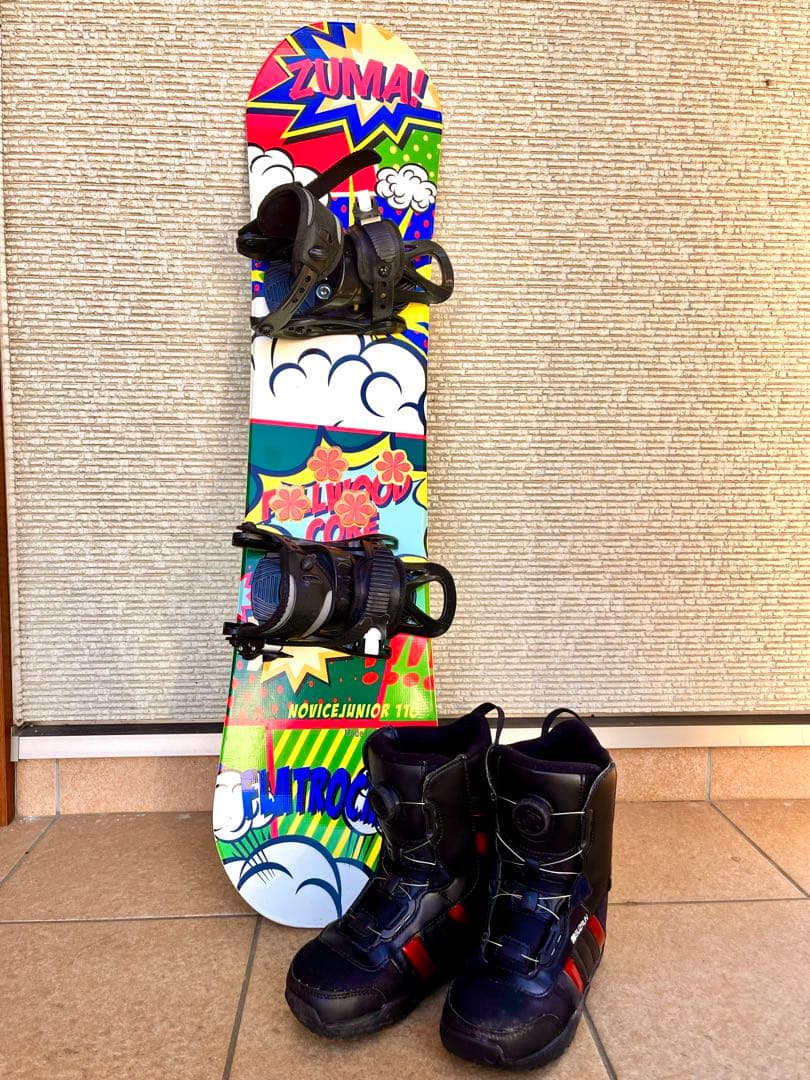 美品 ☆ スノーボード ビンディング ブーツ ☆ 子ども 110 22 23