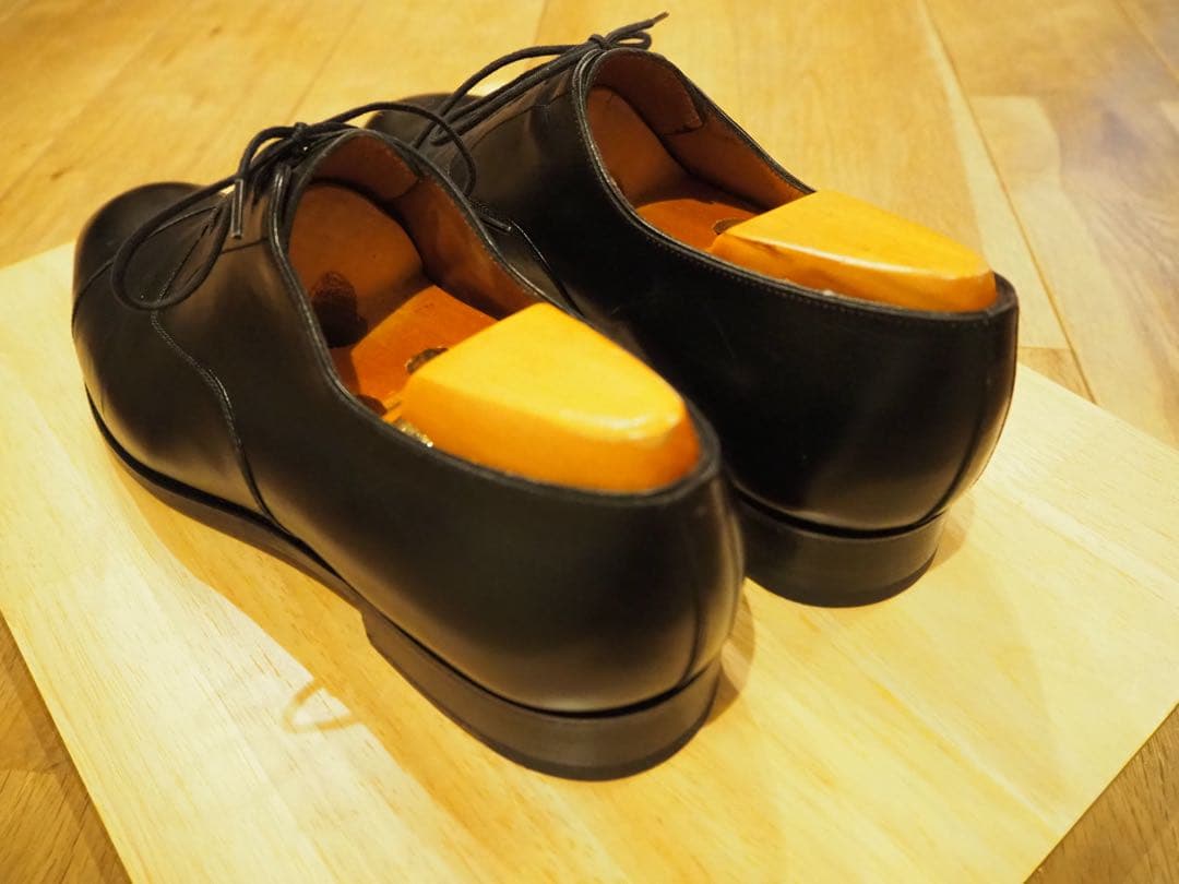 【美品】JM.WESTON 300 ブラック ストレートチップ 8/ 8.5