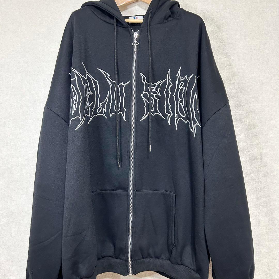 る*こ様 ✨希少✨ヴォルカン＆アフロダイティ ジップパーカー メタルクロス Lサ