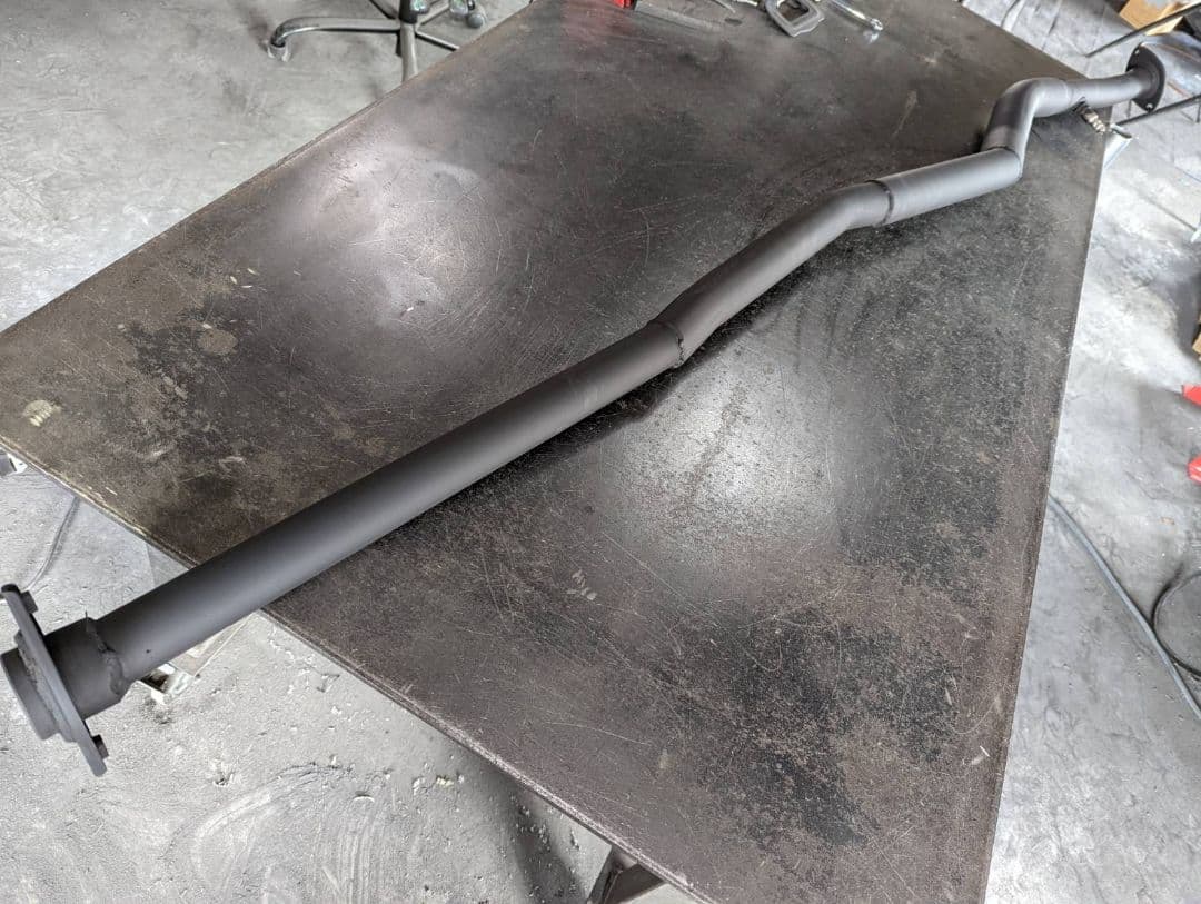 210系クラウンハイブリッド！オリジナル中間ストレートマフラー！