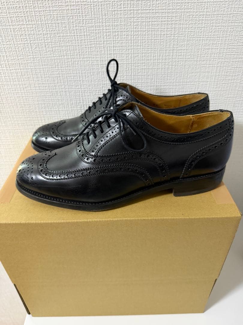 【美品】Berwick ウイングチップ UK7.5