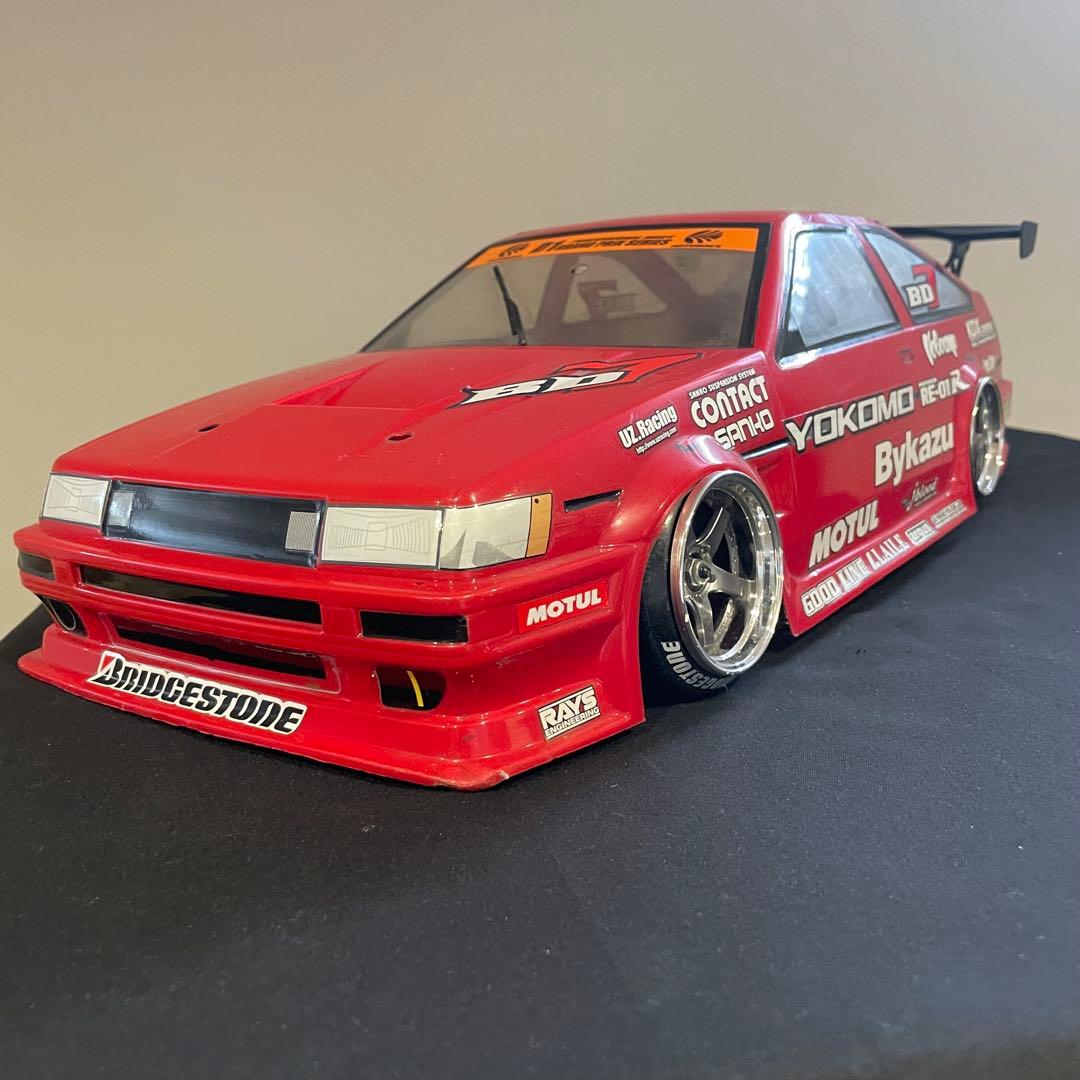 トヨタ　レビン86　ドリフト　1/10 ラジコン　ボディ　トレノ 85