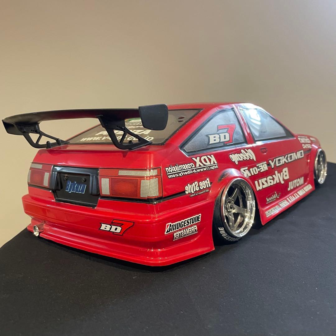 トヨタ　レビン86　ドリフト　1/10 ラジコン　ボディ　トレノ 85