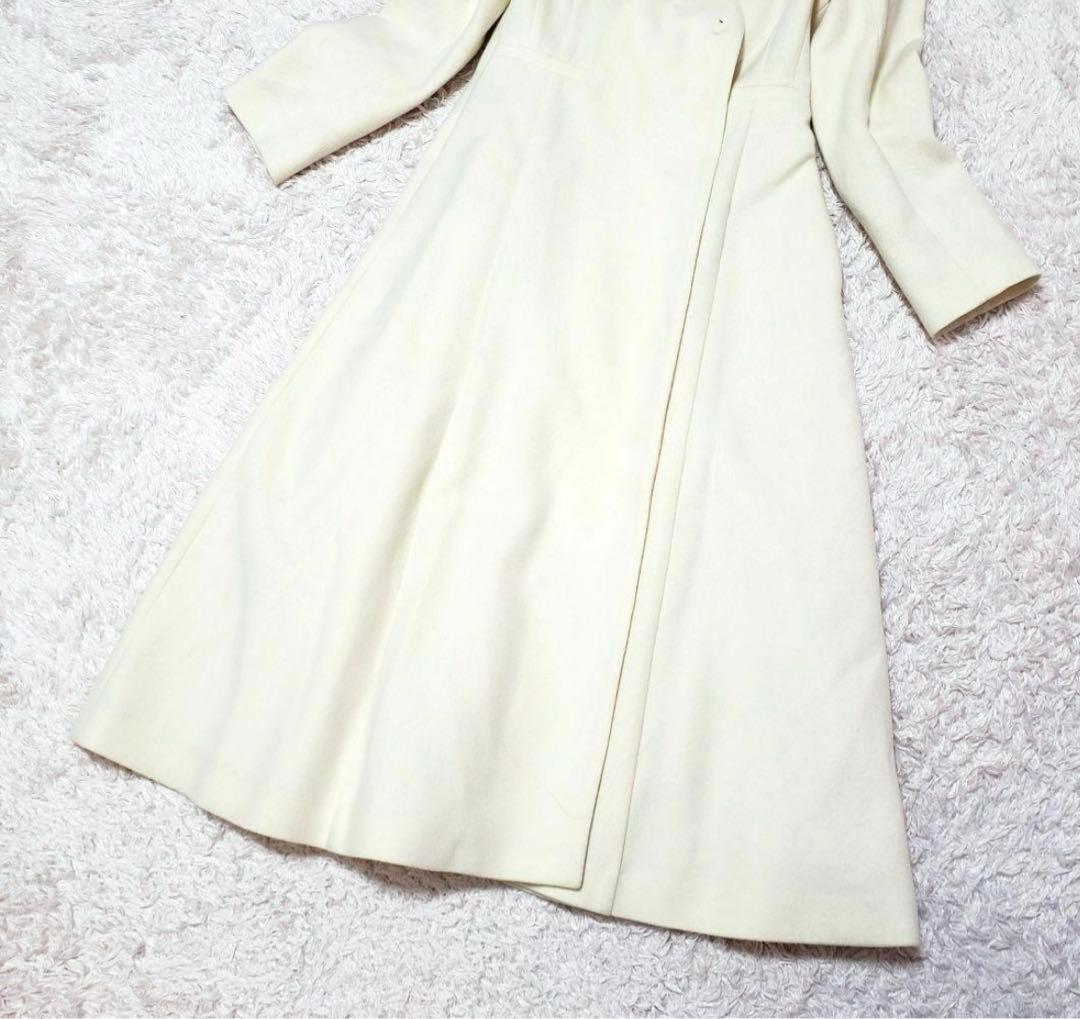 CELFORD セルフォード 36 S フレアロングコート アイボリー 美品