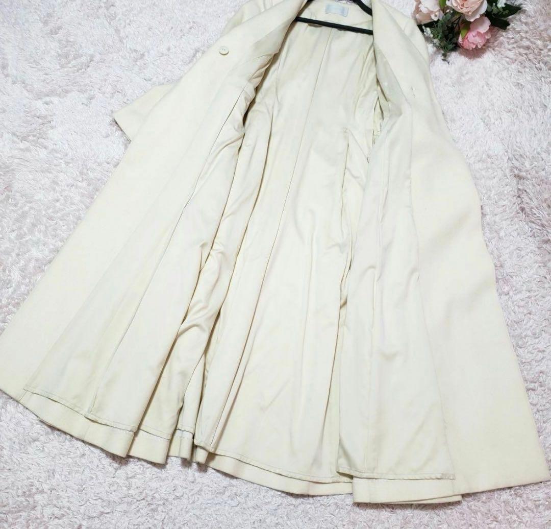 CELFORD セルフォード 36 S フレアロングコート アイボリー 美品