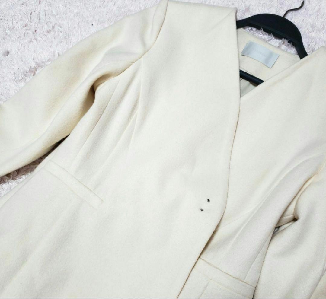 CELFORD セルフォード 36 S フレアロングコート アイボリー 美品