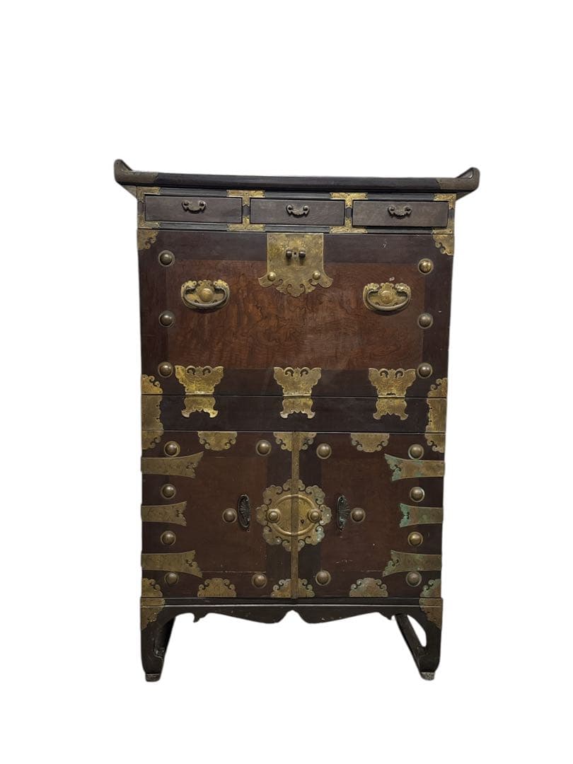 李朝箪笥　薬箪笥、薬タンス、チェスト、引き出し、小物収納、収納棚、戸棚、店舗什器