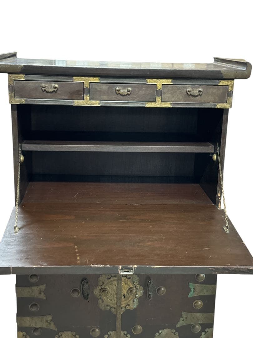 李朝箪笥　薬箪笥、薬タンス、チェスト、引き出し、小物収納、収納棚、戸棚、店舗什器