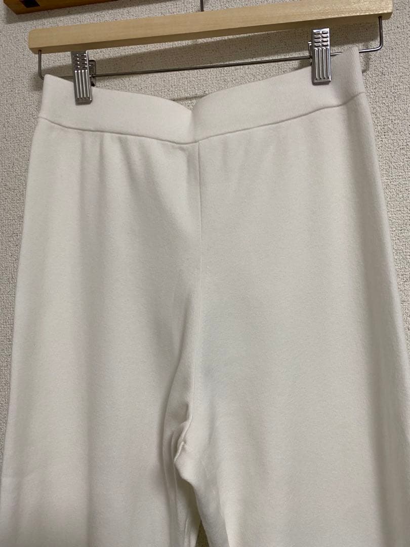 【美品】LE PHIL ルフィル ヴィスニットパンツ エクリュ サイズ1