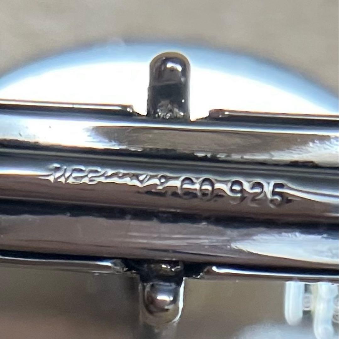 ☆にゃんこ様用　Tiffany ティファニー カフリンクス オーバル シルバー