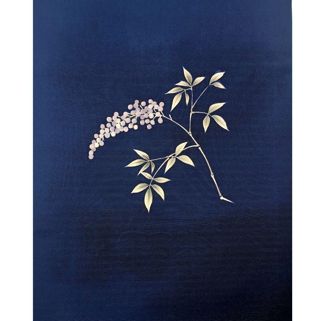 【マレーンひめ、帯3本】　　　　1149 手描きの帯　塩瀬の帯　名古屋帯