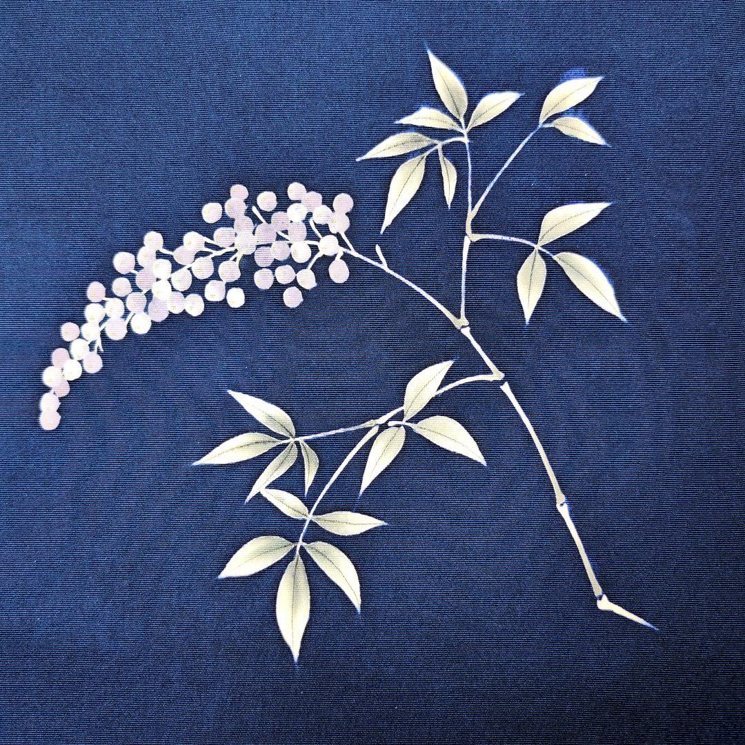 【マレーンひめ、帯3本】　　　　1149 手描きの帯　塩瀬の帯　名古屋帯