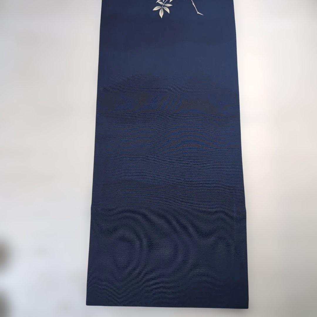 【マレーンひめ、帯3本】　　　　1149 手描きの帯　塩瀬の帯　名古屋帯