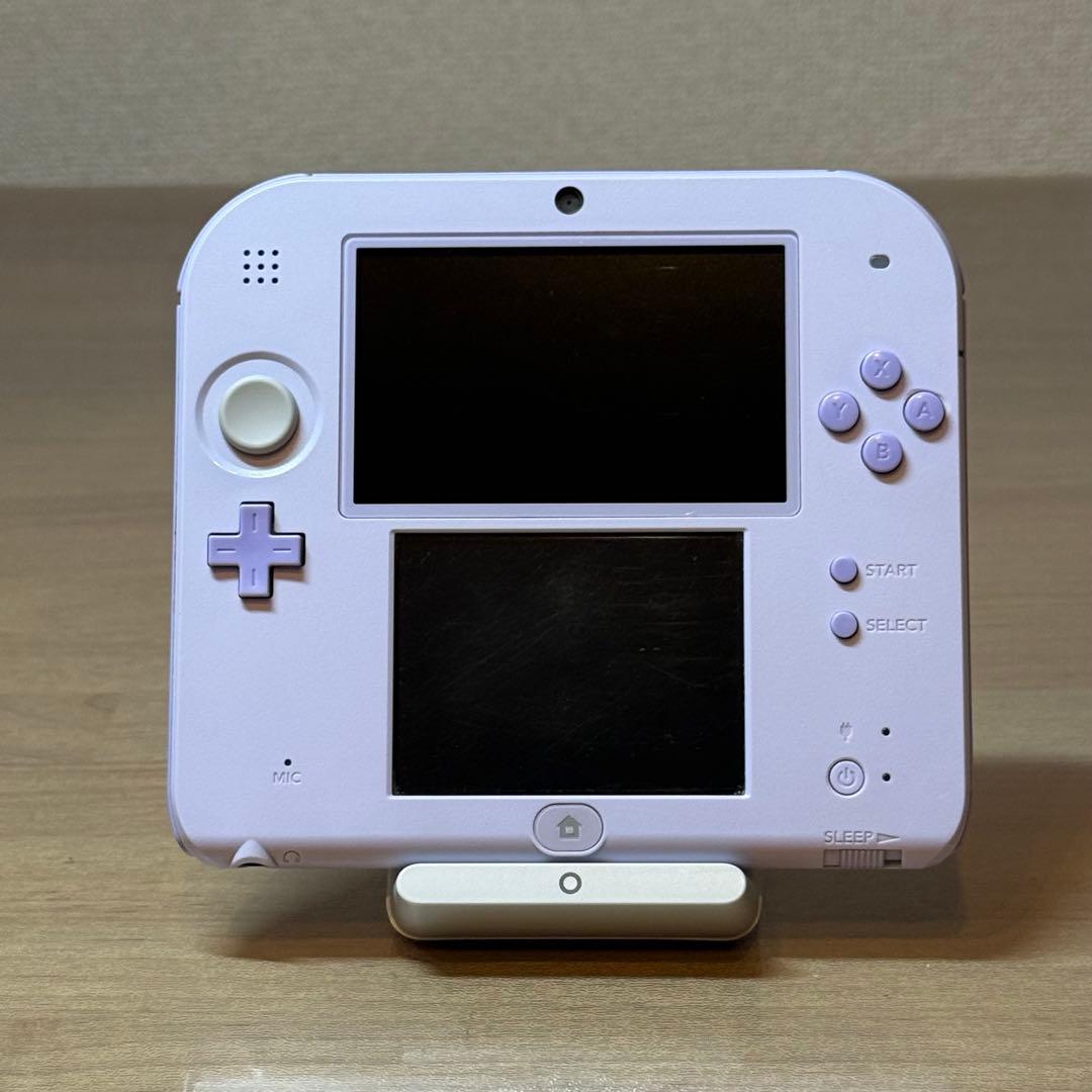 6-016【訳ありジャンク】ニンテンドー2DS ラベンダー