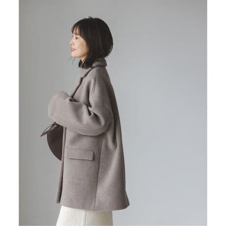 NOBLE　MTRオーバーPコート36　ベージュ