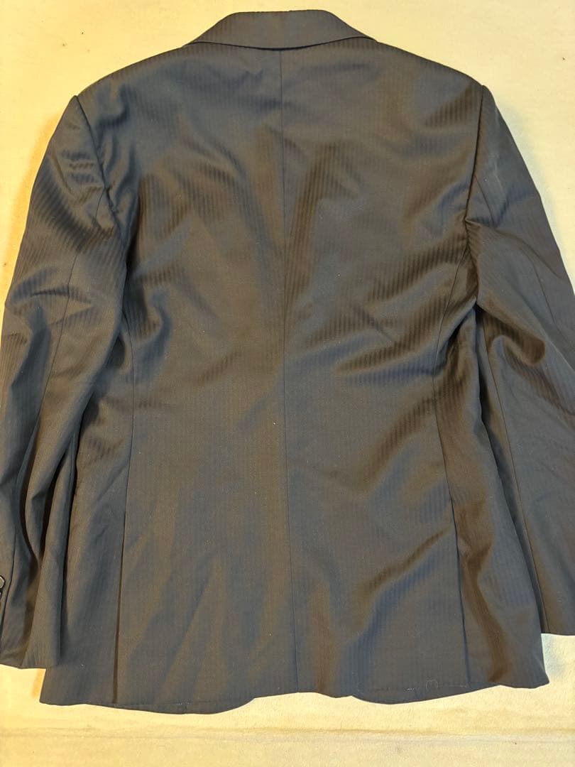 ☆ ARMANI スーツセットアップ 黒紺 L相当