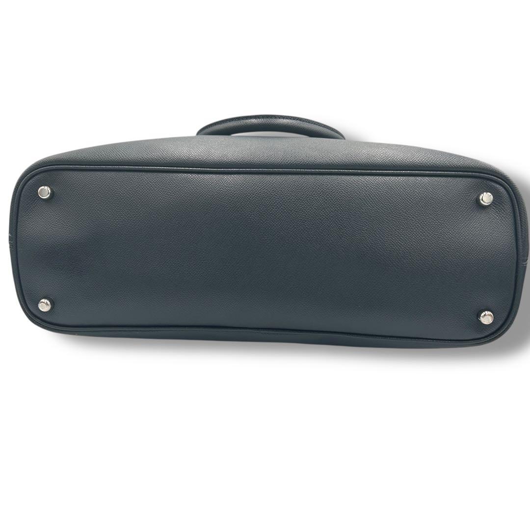 ☆美品☆【COACH】ベケット トートバッグ レザー ビジネス ネイビー