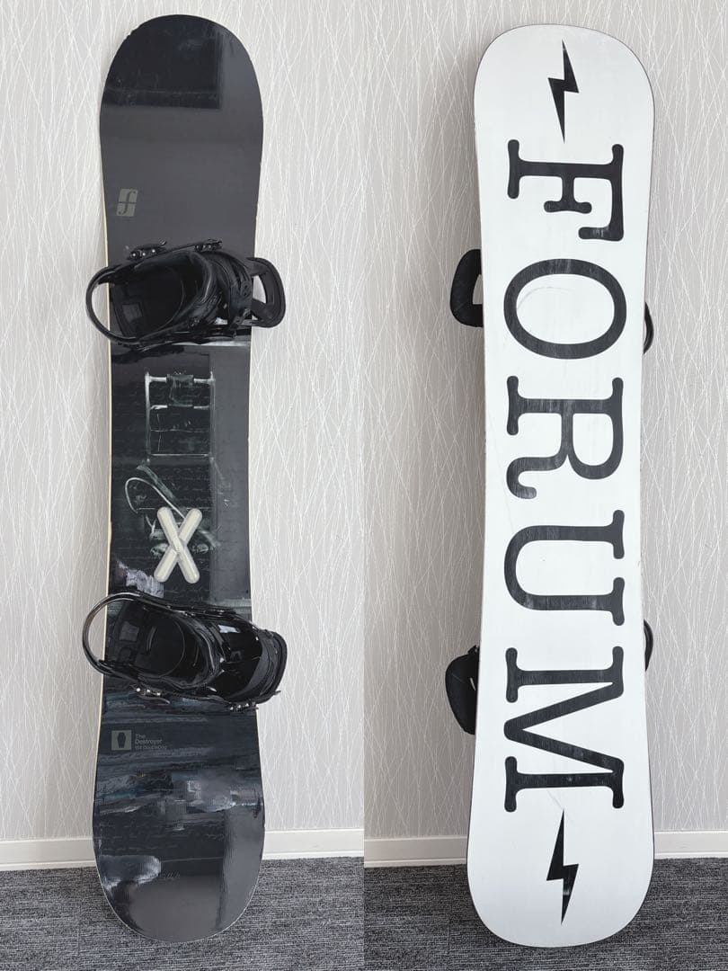 76超豪華❗️ FORUM×バートン 初心者用 スノーボードセット★154cm