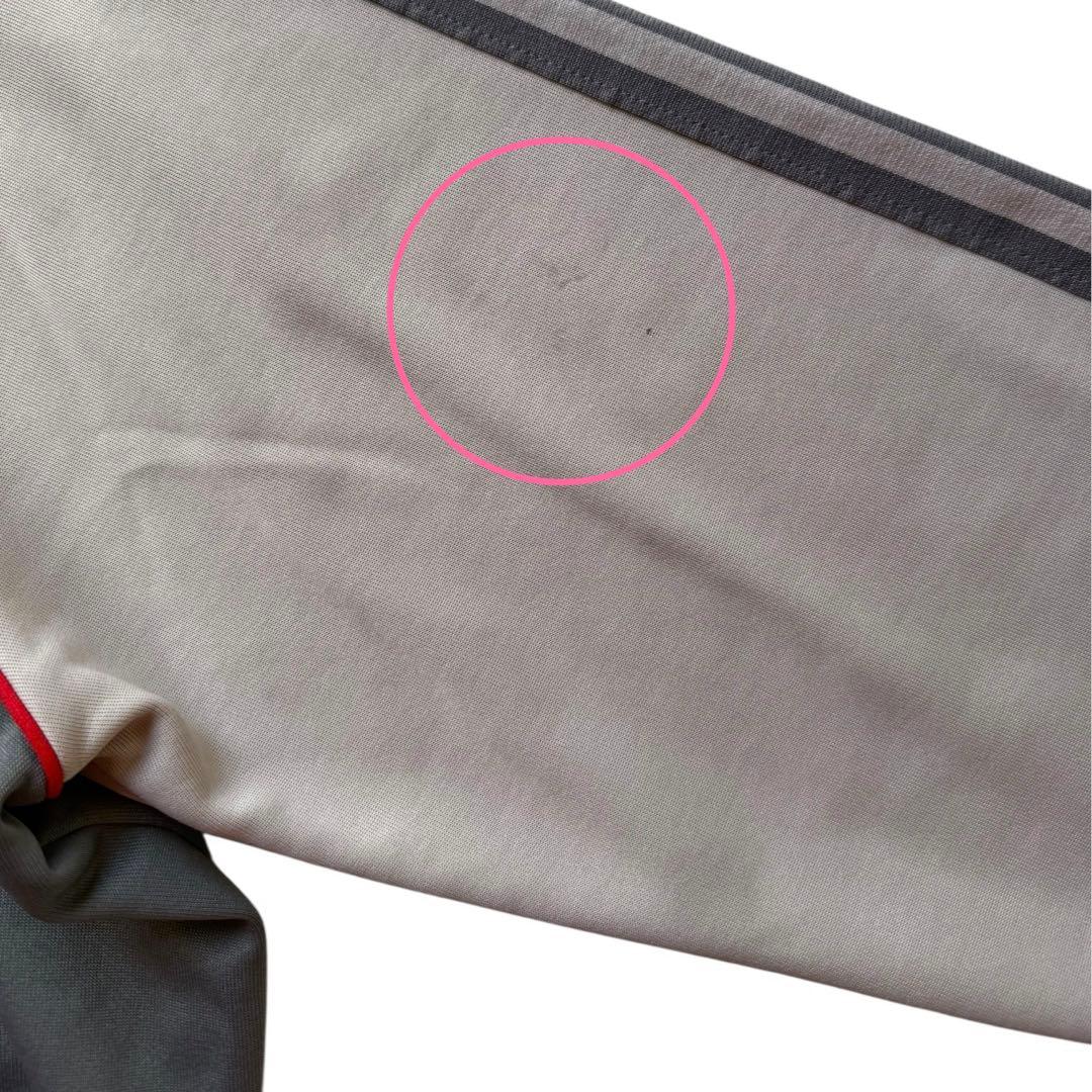 80s adidas トラックジャケット 台湾製 XL グレー