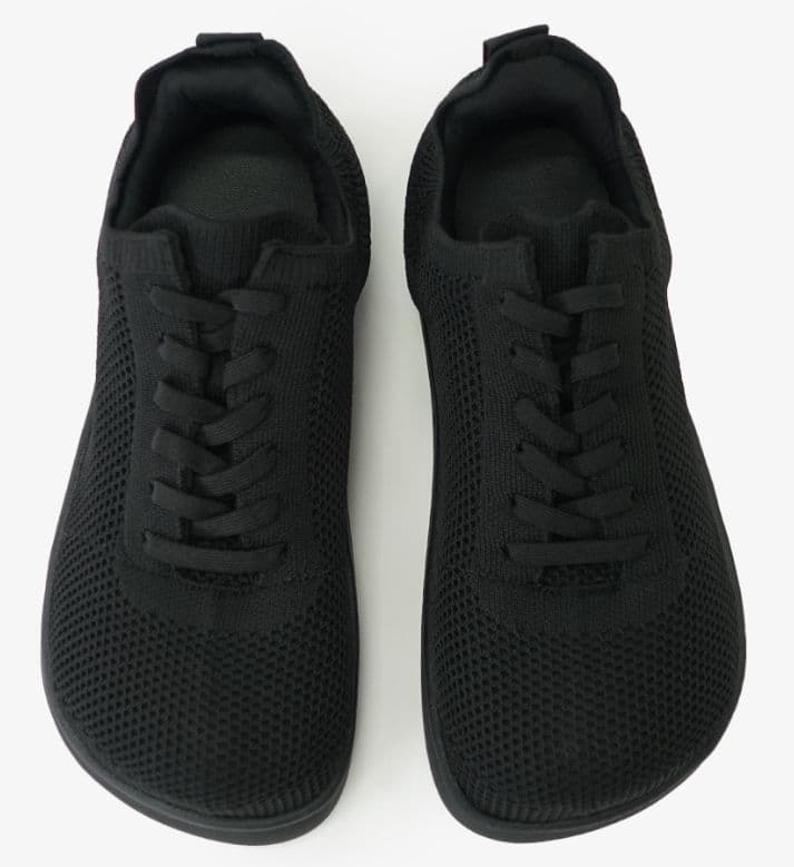 Racbakiソフトスニーカーライト ワイド ブラック/ブラック　L