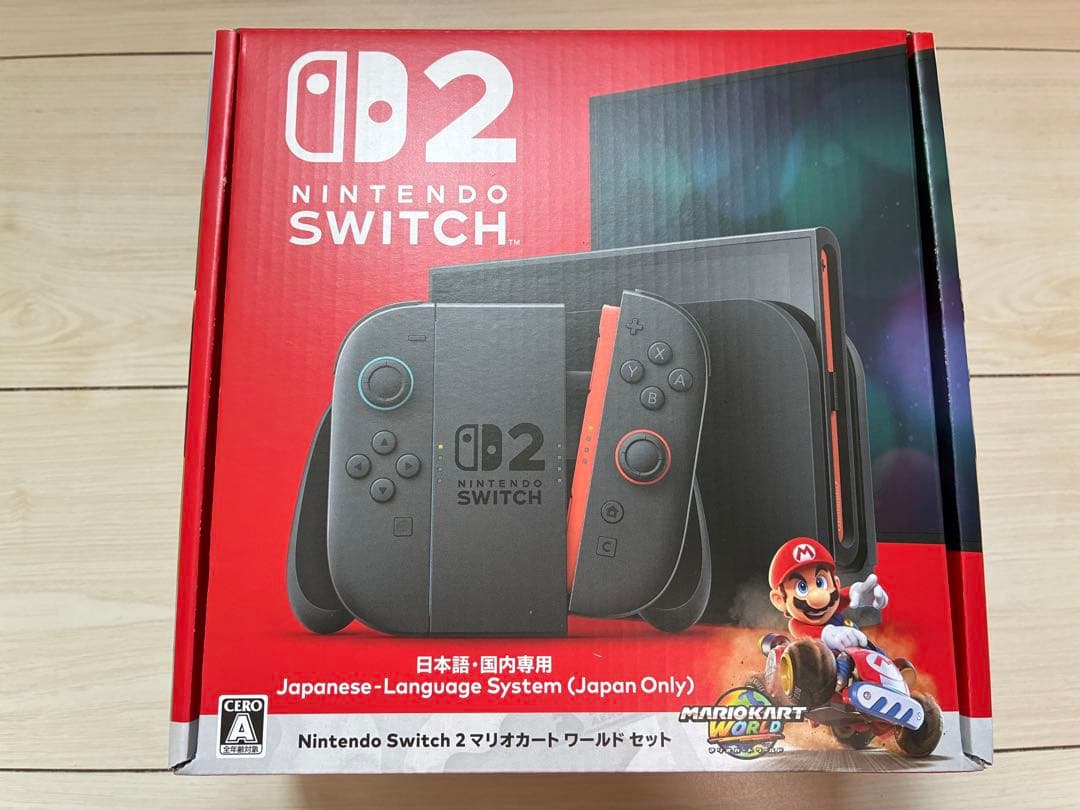 Nintendo Switch 2本体マリオカートワールドセット